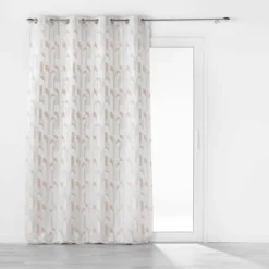 RIDEAU OEILLETS 140X260CM JACQUARD MEDICIS NATUREL