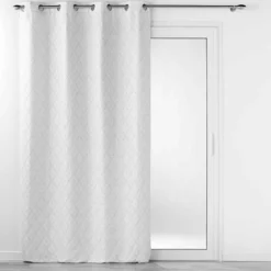 RIDEAU OEILLETS 140X260CM JACQUARD BALISTA