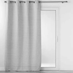 RIDEAU OEILLETS 140X260CM JACQUARD ALBY