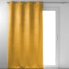RIDEAU OEILLETS 135X240CM OCCULTANT VELOURS ANTHEA OCRE