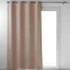 RIDEAU OEILLETS 135X260CM OCCULTANT OCCULTISS NOISETTE
