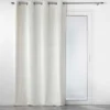 RIDEAU OEILLETS 140X240CM OCCULTANT RELIEF ANALIA NATUREL