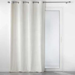 RIDEAU OEILLETS 140X240CM OCCULTANT RELIEF ANALIA NATUREL