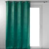 RIDEAU OEILLETS 135X240CM OCCULTANT VELOURS MELODIE VERT
