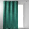 RIDEAU OEILLETS 135X240CM OCCULTANT VELOURS ANTHEA VERT