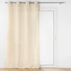 RIDEAU OEILLETS 140X240CM POLYCOTON IMPRIME MADDY OCRE