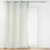 RIDEAU OEILLETS 140X240CM POLYCOTON IMPRIME MADDY SAUGE