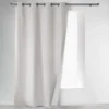 RIDEAU OEILLETS 140X260CM THERMIQUE ICEMOUNT NATUREL