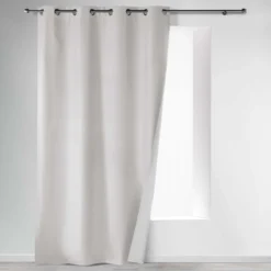 RIDEAU OEILLETS 140X260CM THERMIQUE ICEMOUNT NATUREL