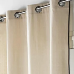 RIDEAU OEILLETS 140X240CM UNI CAPRIA
