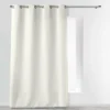 RIDEAU OEILLETS 140X280CM UNI ESSENTIEL NATUREL