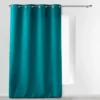 RIDEAU OEILLETS 140X280CM UNI ESSENTIEL PETROLE