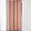 RIDEAU OEILLETS 140X240CM UNI SHANA ROSE POUDRE