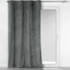 RIDEAU OEILLETS 140X260CM VELOURS COTELE CASUAL ANTHRACITE
