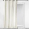 RIDEAU OEILLETS 140X260CM VELOURS COTELE CASUAL NATUREL