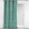 RIDEAU OEILLETS 140X260CM VELOURS COTELE UNI CASUAL SAUGE