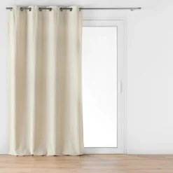 RIDEAU OEILLETS 140X260CM VELOURS JACQUARD MIKA LIN
