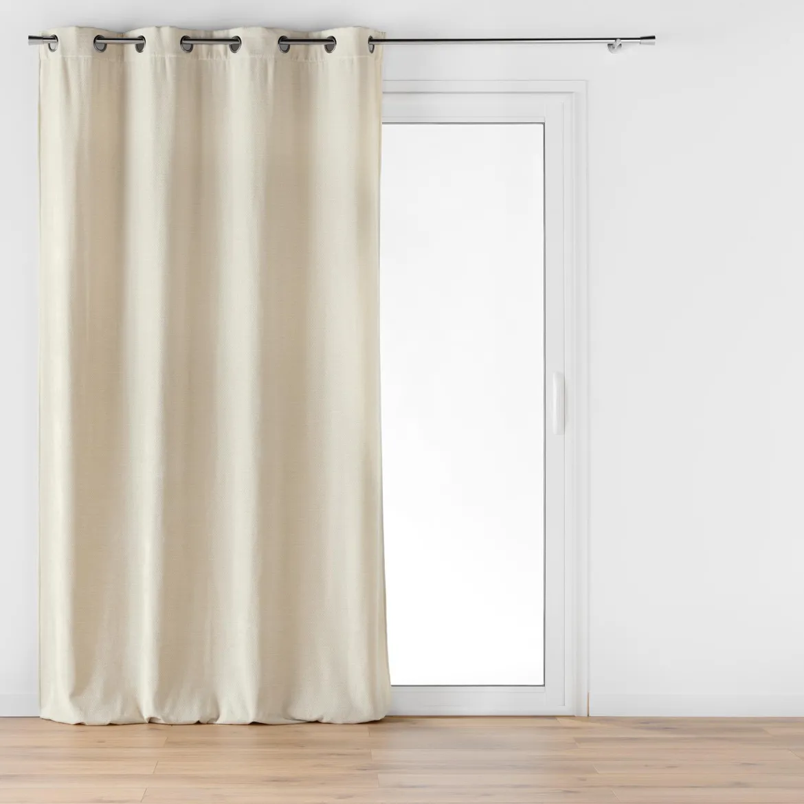 RIDEAU OEILLETS 140X260CM VELOURS JACQUARD MIKA LIN