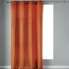 RIDEAU OEILLETS 140X240CM VELOURS UNI VELVETINE TERRACOTTA