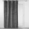 RIDEAU OEILLETS 140X260CM VELOURS VELOURIANE ANTHRACITE