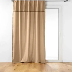 RIDEAU PASS CACHE 140X240CM COTON UNI MISTRALINE LIN