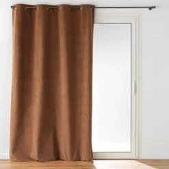 RIDEAU 140X260CM 100 OCCULTANT OLYMPE CAMEL