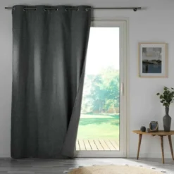 RIDEAU 140X260CM 100 OCCULT CREPUSCULE ANTHRACITE