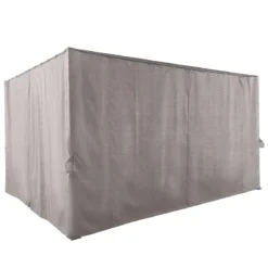RIDEAUX PALMEIRA 3X4M NOISETTE