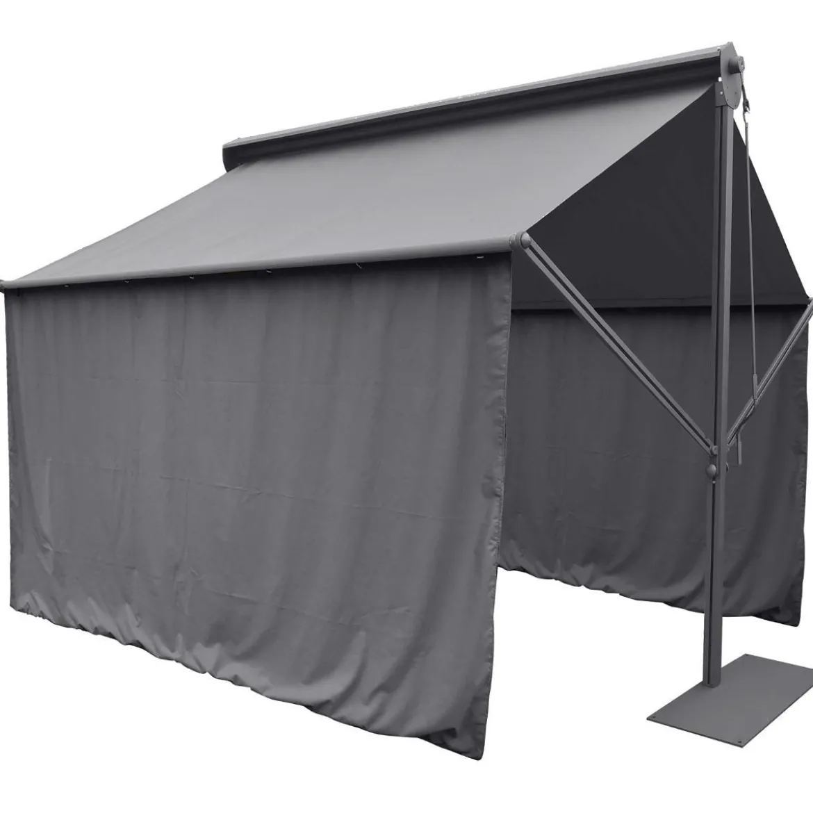 RIDEAUX SALSA 2X4M ARDOISE