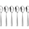 RIGA LOT 6 CUILLERES A SOUPE INOX EN VRAC