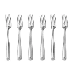 RIGA LOT 6 FOURCHETTES INOX EN VRAC
