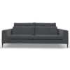 ROMA CANAPE 3 PLACES GRIS FONCE SERENO 695