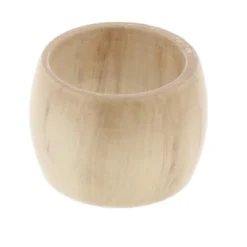 ROND DE SERVIETTE BOIS NATUREL D.4.5CM