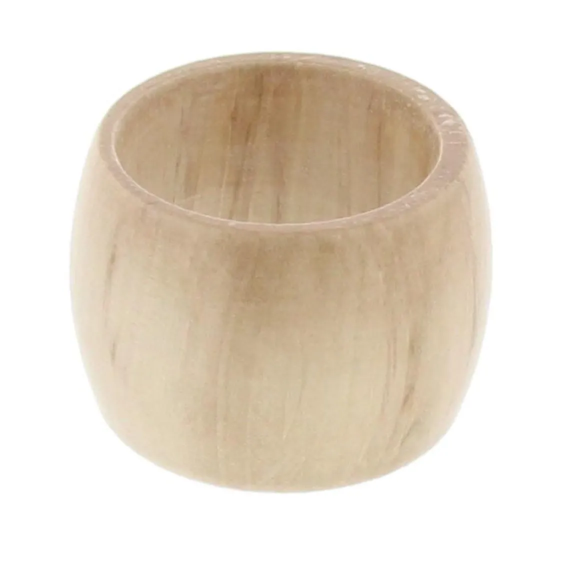 ROND DE SERVIETTE BOIS NATUREL D.4.5CM