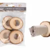 ROND SERVIETTE RONDIN BOIS 4 PIECES