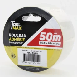 ROULEAU ADHESIF TRANSPARENT 50M