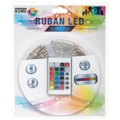 RUBAN LED MULTICOULEUR TELECOMMANDE 5M