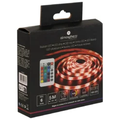 RUBAN LED USB MULTICOLORE AVEC TELECOMMANDE L.500CM