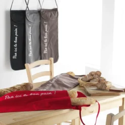 SAC A PAIN 28X70 CM COTON CUISTOT TAUPE
