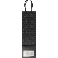 SAC CADEAU BOUTEILLE MOTIF ARGENT PAPIER