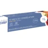 15 SACHETS CONGELATION ZIP 1L 18X20CM