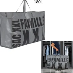 SAC MULTIUSAGE XXL 180L 100X30X60CM