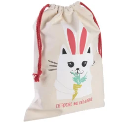SAC PYJAMA TOILE 35X27CM