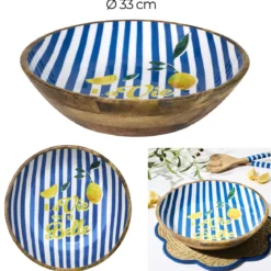 SALADIER MANGUIER DOLCE VITA BLEU D33CM