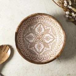 SALADIER MANGUIER DUNE TERRACOTTA D.28CM