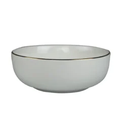 SALADIER PORCELAINE BORD DORE 20.6CM