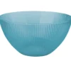 SALADIER RELIEF 3.7L BLEU D.25.5X13CM