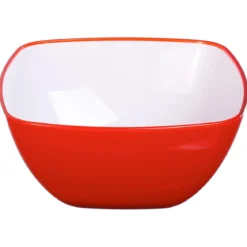 SALADIER SQUARE ROUGE 19CM