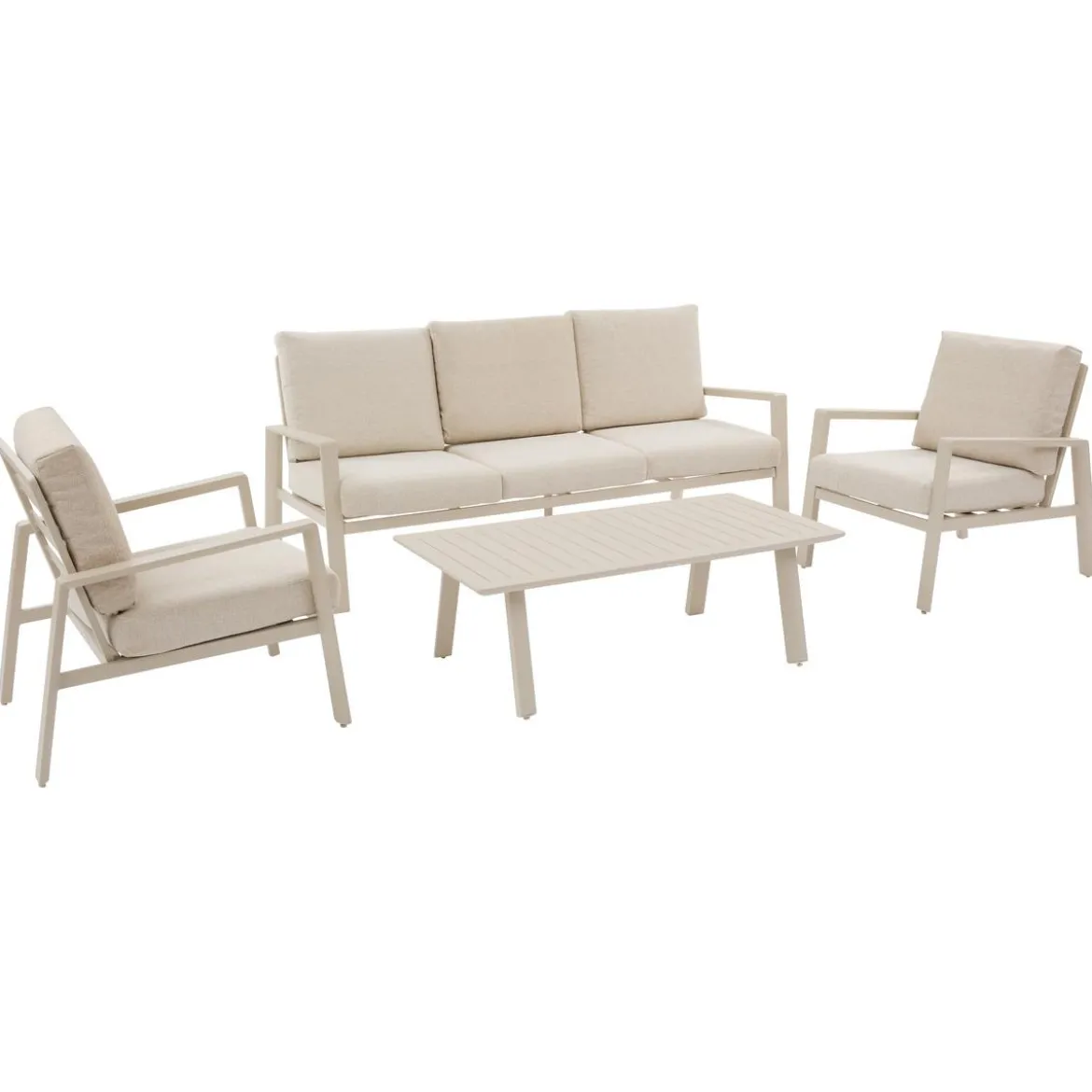 SALON LUZANE ARGILE 5 PLACES