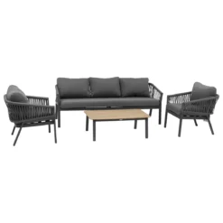 SALON ORIENGO ANTHRACITE GRAPHITE 5 PLACES